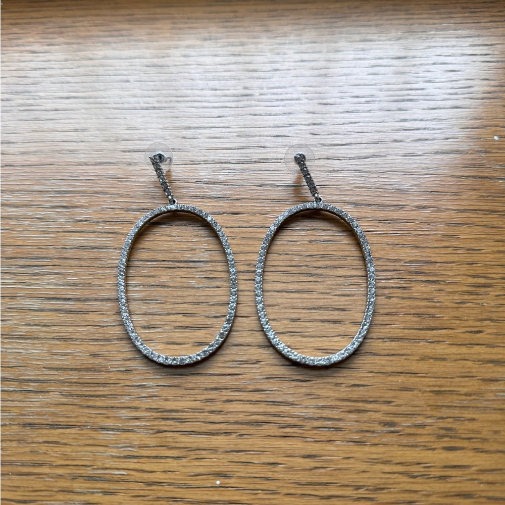 Silver earrings